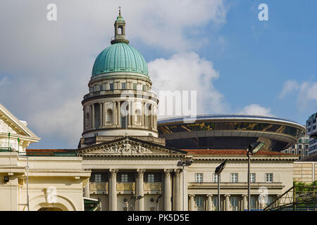 Singapur Singapur die National Gallery ist eine Kunstgalerie in der Innenstadt und der Oberste Gerichtshof entfernt Stockfoto
