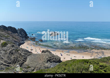 Vale dos Homens Strand in costa vicentina. Portugal Stockfoto