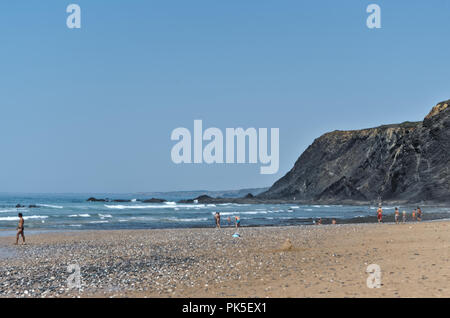 Vale dos Homens Strand in costa vicentina. Portugal Stockfoto