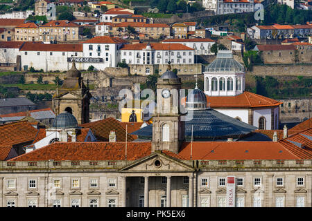 Porto, die Börse Palace (Palácio da Bolsa) ist ein historisches Gebäude in Porto Stockfoto