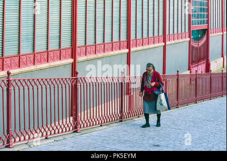 Porto, Mercado Ferreira Borges Stockfoto