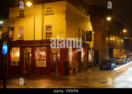 Die Trauben Public House, Ritter St, Liverpool. Nicht mit den Trauben in Matthäus St. Bild im Februar 2018 zu verwechseln. Stockfoto