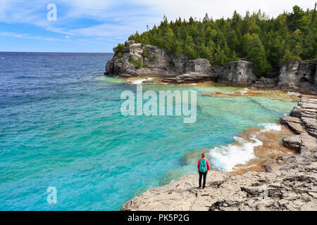 Indian Head Cove im Georgian Bay, Lake Huron, Kanada Stockfoto