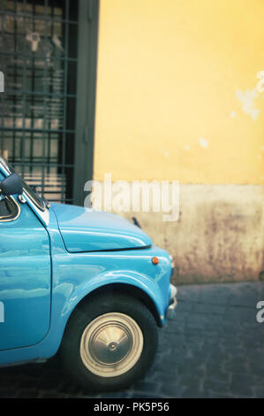 Vintage italienischen Autos in Rom - Italien Stockfoto