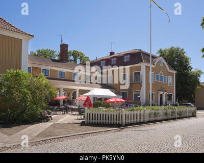 Festung Karlsborg Västra Götaland County in Schweden wurde als zentrale Verteidigung und finden Kapital, jetzt eine idyllische und abwechslungsreiche touristische Attraktion gebaut Stockfoto