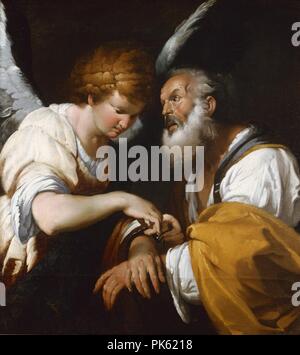 Bernardo Strozzi - Release von St. Peter- Stockfoto