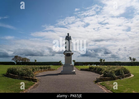 Spencer Compton Statue in Western Lawns Park, Eastbourne, East Sussex, England, Großbritannien Stockfoto