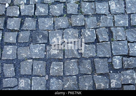 Pflasterstein Gehweg abstrakt Hintergrund Stockfoto