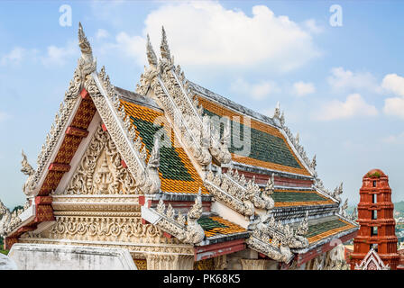 Wat Phra Khew Tempel, Khao Wang Hilltop Palace, Phetchaburi, Thailand Stockfoto