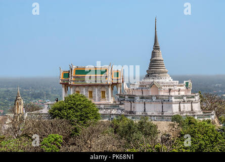 Wat Phra Khew Tempel, Khao Wang Hilltop Palace, Phetchaburi, Thailand Stockfoto