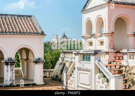 Wat Phra Khew Tempel, Khao Wang Hilltop Palace, Phetchaburi, Thailand Stockfoto