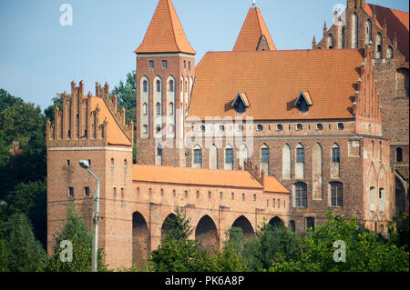 Backsteingotik gdanisko (dansker) der Backsteingotik schloss ein Kapitel Haus des Bistums Pomesania im Deutschordensschloss schloss Architektur Stil erbaut und Stockfoto