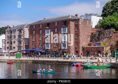 Butts Fähre Fluss Exe Exeter Quay Exeter Devon England Stockfoto