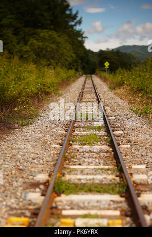 Die Matsubarako Station, ein unbemanntes Bahnhof, der koumi Linie in Japan Stockfoto