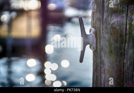 Pier in der Nähe bis in Schwerin Mecklenburg Vorpommern Stockfoto