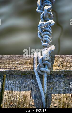 Pier in der Nähe bis in Schwerin Mecklenburg Vorpommern Stockfoto