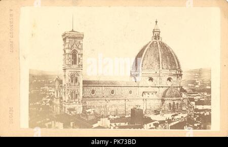 Bernoud Alphonse (1820-1889) - Firenze - Duomo - 1860. Stockfoto