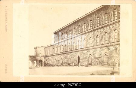 Bernoud Alphonse (1820-1889) - Firenze - Palazzo Pitti 1875. Stockfoto