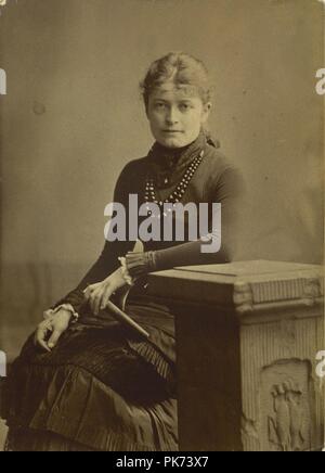 Bertha Wegmann von Georg E. Hansen abgeschnitten. Stockfoto