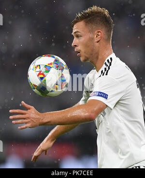 München, Deutschland. 06 Sep, 2018. Joshua Kimmich (Deutschland). GES/fussball/UEFA-Nationen Liga, 2018/19, 1.Spieltag: Deutschland - Frankreich, 06.09.2018 Fußball/Nationen Liga: Deutschland vs Frankreich, München September 6, 2018 | Verwendung der weltweiten Kredit: dpa/Alamy leben Nachrichten Stockfoto