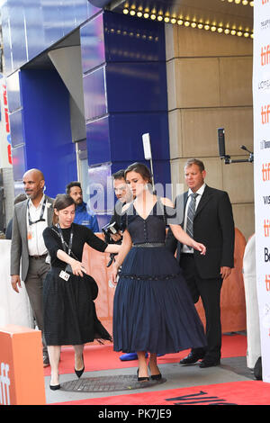 Toronto, Ontario, Kanada. 11 Sep, 2018. KEIRA KNIGHTLEY besucht "Colette" Premiere während der 2018 Toronto International Film Festival im Princess of Wales Theatre am 11. September 2018 in Toronto, Kanada Quelle: Igor Vidyashev/ZUMA Draht/Alamy leben Nachrichten Stockfoto