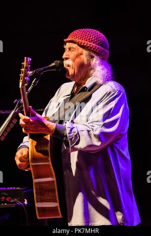 Mailand Italien 11 sempteber 2018 David Crosby Live at Teatro Dal Verme © Roberto Finizio / alamy Stockfoto