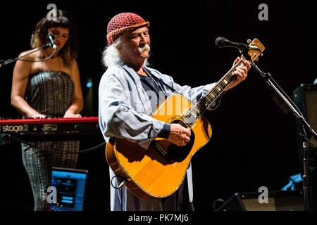 Mailand Italien 11 sempteber 2018 David Crosby Live at Teatro Dal Verme © Roberto Finizio / alamy Stockfoto