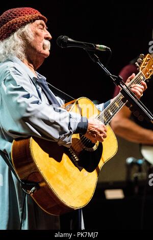 Mailand Italien 11 sempteber 2018 David Crosby Live at Teatro Dal Verme © Roberto Finizio / alamy Stockfoto