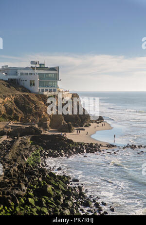 Sutro-bäder und die Cliff House Stockfoto