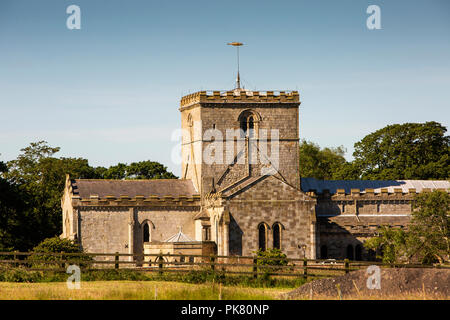 Vereinigtes Königreich, England, Yorkshire, Filey, St. Oswalds Pfarrkirche von Filey Country Park Stockfoto