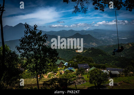 Schaukel in Guatemala Stockfoto