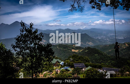 Schaukel in Guatemala Stockfoto