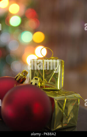 Weihnachten Dekoration für das Neue Jahr und Weihnachten Grußkarten Stockfoto