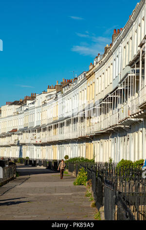 Clifton Bristol England September 07, 2018 Royal York Halbmond, ein schönes Beispiel für die georgianische Architektur Stockfoto