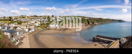 Blick auf den Hafen, Gorran Haven, Cornwall Stockfoto