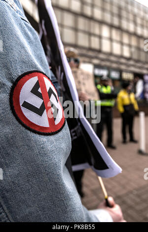 Cardiff, UK, Arme Fair Protest Cardiff Stockfoto