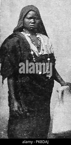 1920er Bild - Nationale Kleid zu dieser Zeit - ein typisch nubischen Frau Stockfoto
