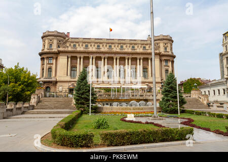 Die nationalen Cercul Militar, Palast der nationalen militärischen Kreis, in Bukarest, Rumänien. Stockfoto