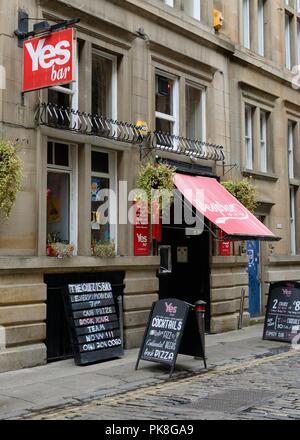Die JA-Bar Restaurant und Comedy Veranstaltungsort in Drury Street, Glasgow, Schottland, Großbritannien Stockfoto