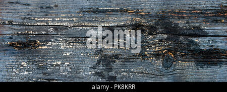 Verbrannt Plank aus Holz Stockfoto