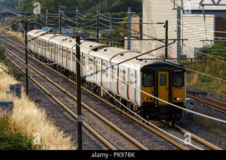 Mehr Anglia Zug in London, England Vereinigtes Königreich Großbritannien Stockfoto