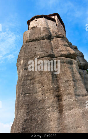 Kloster Roussanou, Meteora, Griechenland (UNESCO Weltkulturerbe) Stockfoto