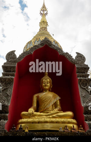 Wat Buppharam Tempel auf Tha Phae Rd Chiang Mai, Thailand Stockfoto