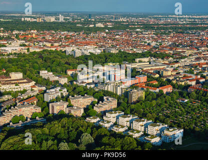Luftaufnahme von München. München, Bayern, Deutschland Stockfoto