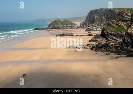 Watergate Bay, in der Nähe von Newquay, Cornwall Stockfoto