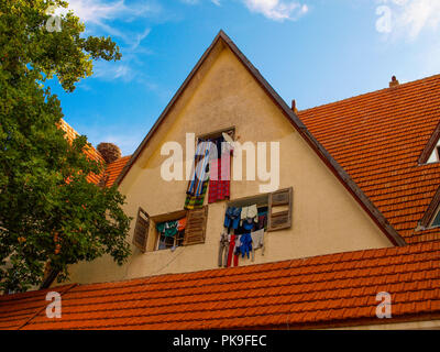 Bau von ifran Stadt in Marokko Stockfoto