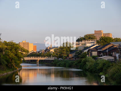 Kazue-machi chaya Geisha District, Präfektur Ishikawa, Kanazawa, Japan Stockfoto