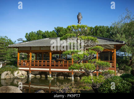 Tea House im Japanischen Garten von Monaco (Monte Carlo, Monaco) Stockfoto