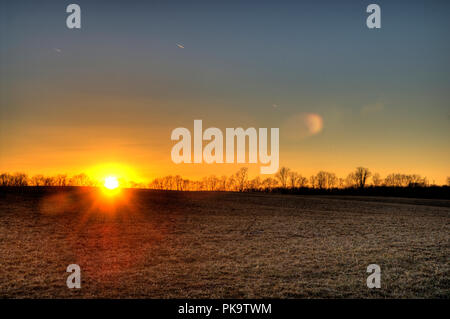 Westliche Blandy Versuchsbetrieb in Clarke County Virginia. Stockfoto