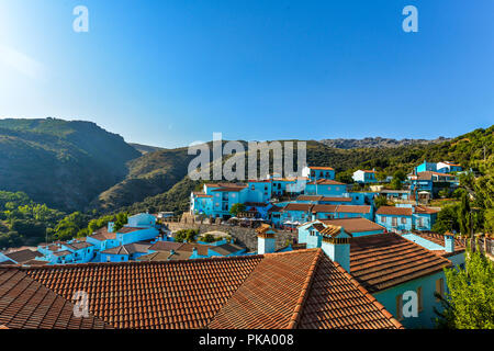 Der Schlumpf Dorf in der Nähe von Ronda - Andalusien, Spanien Stockfoto